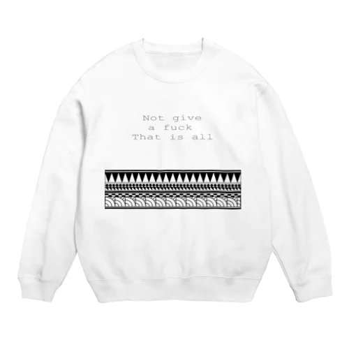 【Order】Mon-kuro(Text ver.) Crew Neck Sweatshirt