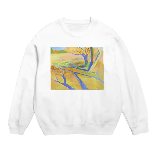 冬の公園 Crew Neck Sweatshirt