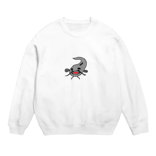 まゆげなまず Crew Neck Sweatshirt