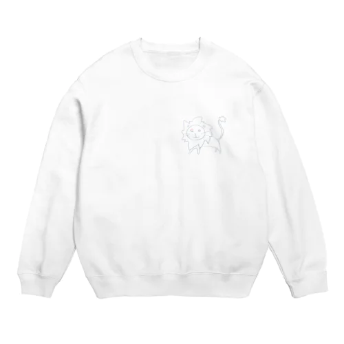 蚊に刺されたライオン2 Crew Neck Sweatshirt