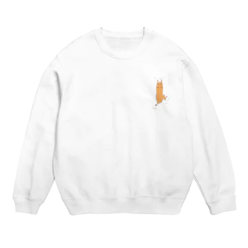 しがみつきハムスター　その1 Crew Neck Sweatshirt