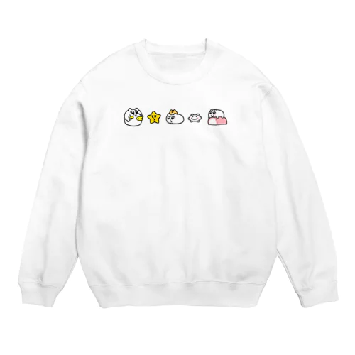 嬉しい子大集合なのよな？ Crew Neck Sweatshirt