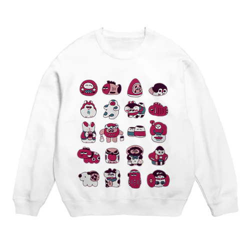 おめでたいろいろ Crew Neck Sweatshirt