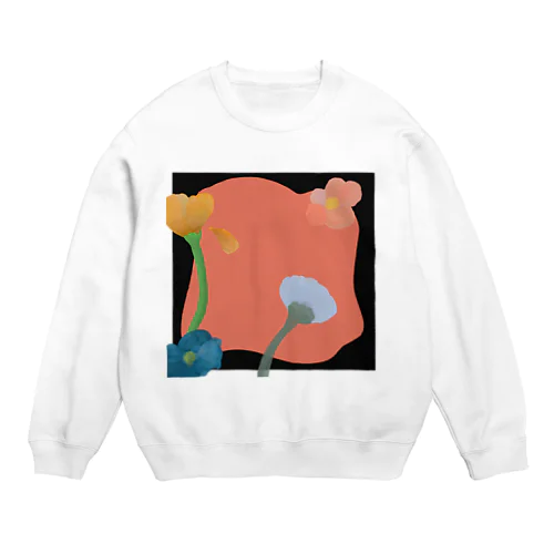 Flower Crew Neck Sweatshirt