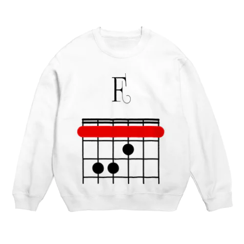 ギターコード F Crew Neck Sweatshirt
