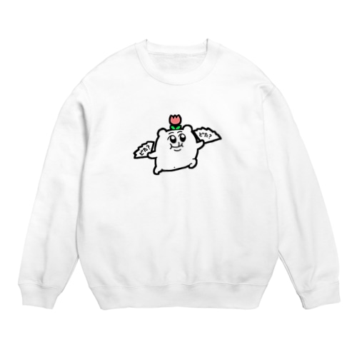ハイパーどたどたダブルセンスちみ Crew Neck Sweatshirt