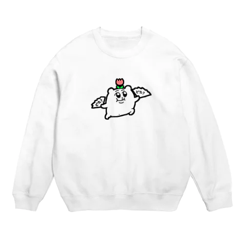 ハイパーどたどたダブルセンスちみ Crew Neck Sweatshirt