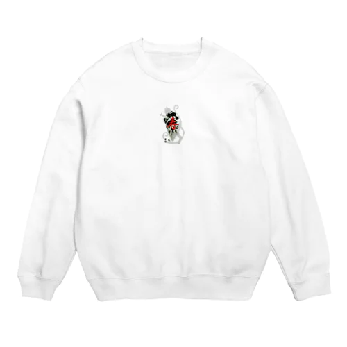 猫叉御手印シリーズ Crew Neck Sweatshirt