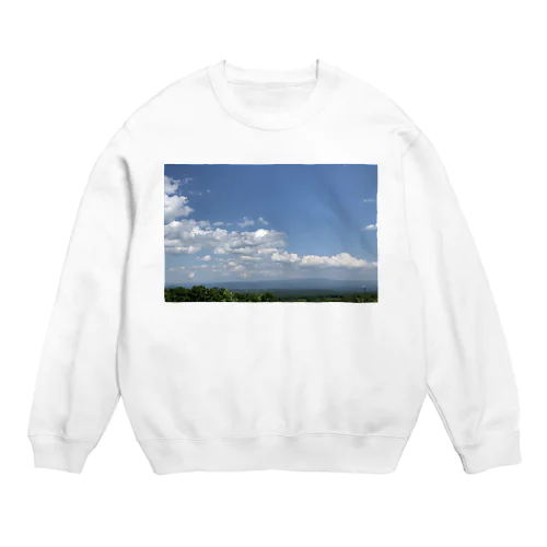 高原の青空 Crew Neck Sweatshirt