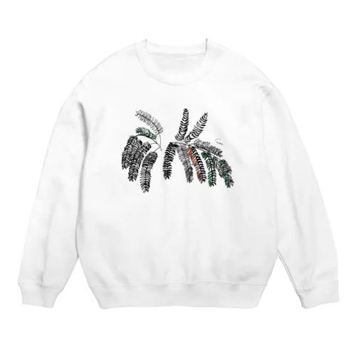 太古の植物メタセコイア Crew Neck Sweatshirt