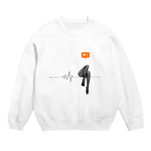 Heartbeat. Crew Neck Sweatshirt