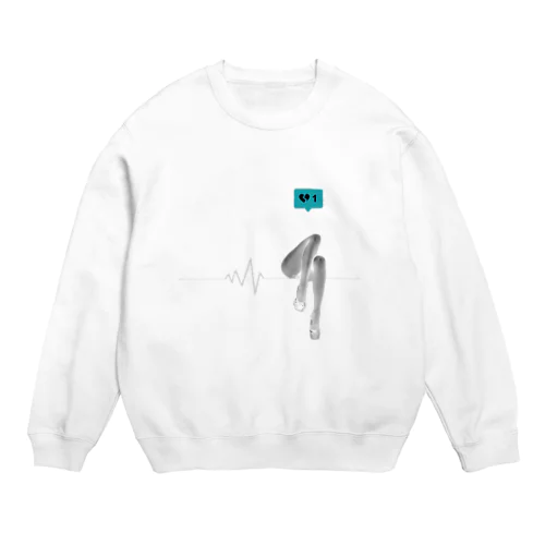 Heartbeat. Crew Neck Sweatshirt