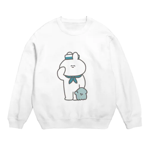 水兵うさちゃん Crew Neck Sweatshirt