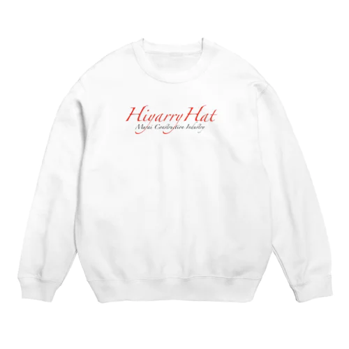 HiyarryHat(ヒヤリハット) Crew Neck Sweatshirt