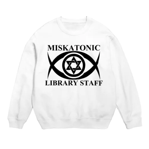 MISKATONIC LIBRARY STAFF Crew Neck Sweatshirt