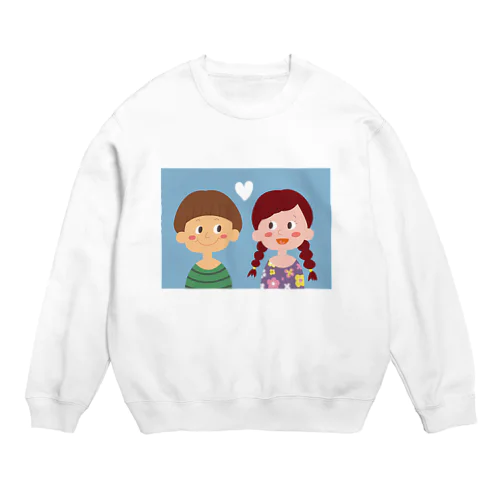 あいこんたくと Crew Neck Sweatshirt