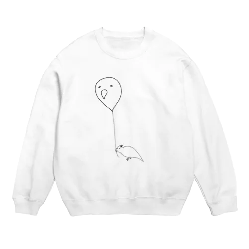 いんこふうせん Crew Neck Sweatshirt