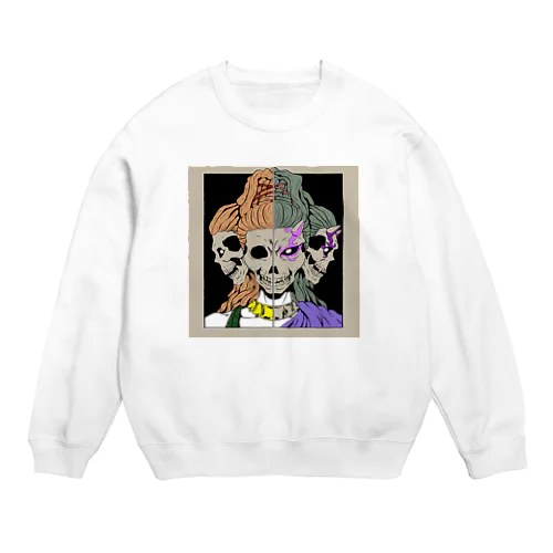阿修羅・正邪骸 Crew Neck Sweatshirt