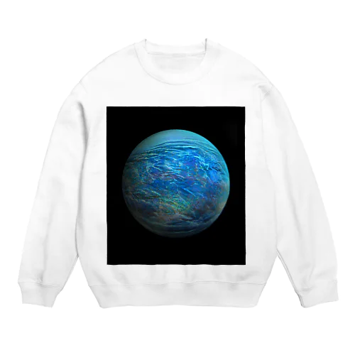 Globe17/For a round heart  Crew Neck Sweatshirt