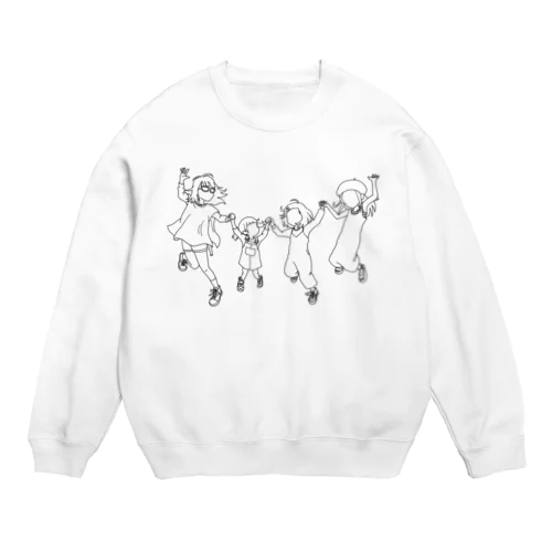 4人娘 Crew Neck Sweatshirt