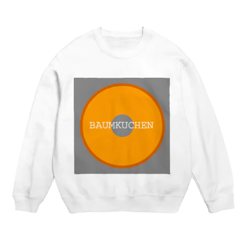 バームクーヘンホール食い Crew Neck Sweatshirt