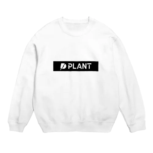 PLANT　ロゴ長方形 Crew Neck Sweatshirt