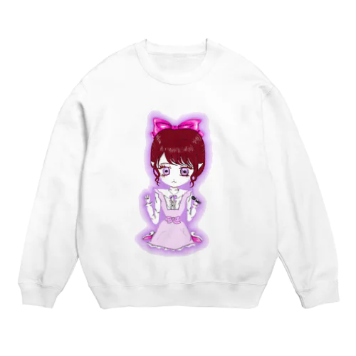 🎀👻ネコちゃんฅ^ơωơ^ฅ♡ Crew Neck Sweatshirt