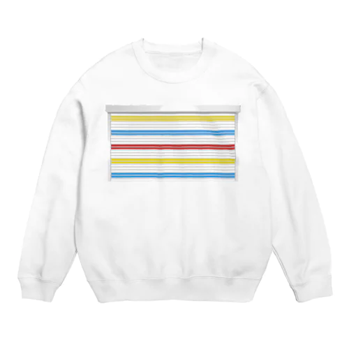 よく見る韓国のシャッター（普通の店） Crew Neck Sweatshirt