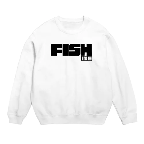 FISHING　釣り　FISH　 Crew Neck Sweatshirt