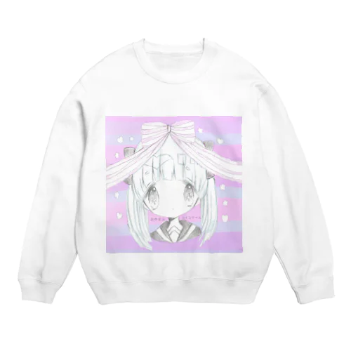 遺影でいぇーい Crew Neck Sweatshirt