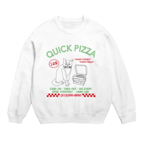 QUICK PIZZA UNIFORM Crew Neck Sweatshirt