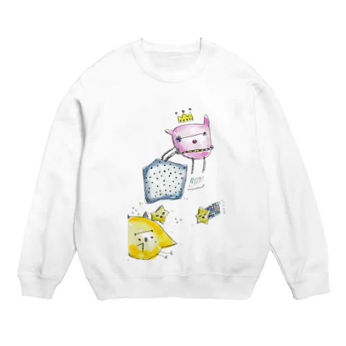 おはなし　ぴょちゃん Crew Neck Sweatshirt