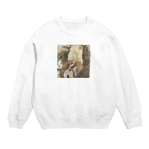 聖なる役小角のお守りグッズ Crew Neck Sweatshirt