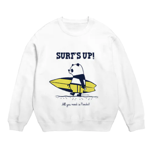 SURF'S UP！パンダ Crew Neck Sweatshirt