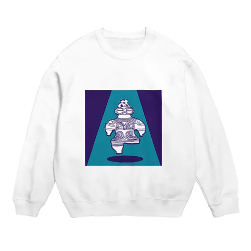 遮光器土偶 Crew Neck Sweatshirt