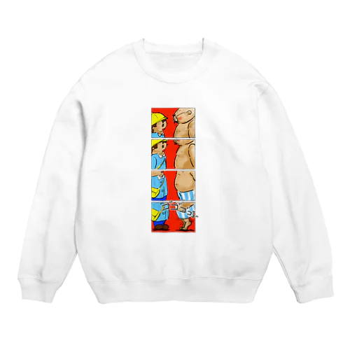 オノマトペイント No.001「ゴゴゴゴゴ」 Crew Neck Sweatshirt