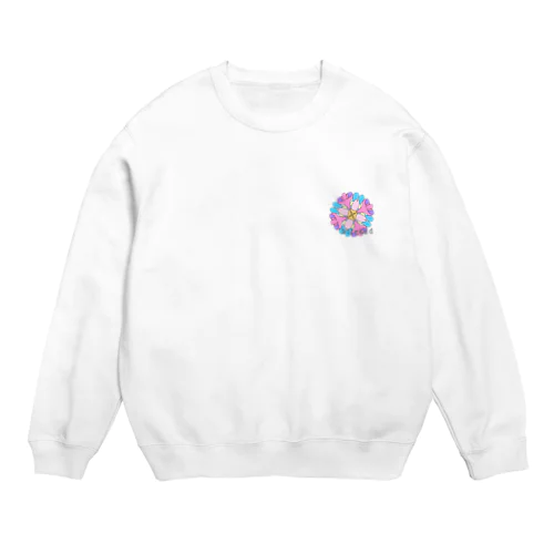 花柄ファンタスティック！ Crew Neck Sweatshirt