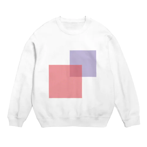 Dot square Crew Neck Sweatshirt