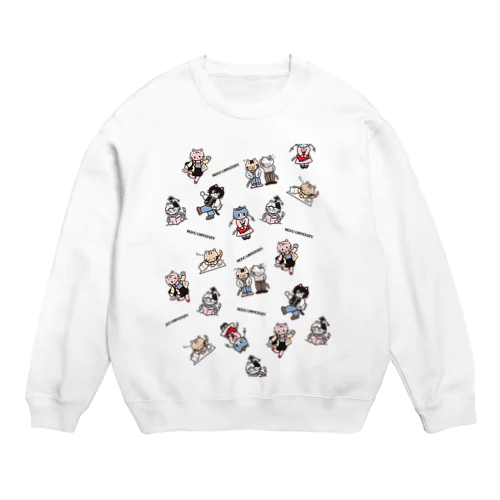 NEKO UNIVERSITY Crew Neck Sweatshirt