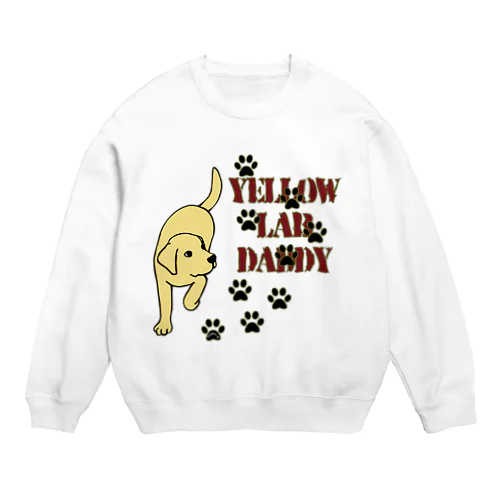 Yellow Lab Daddy　イエローラブラドール スウェット