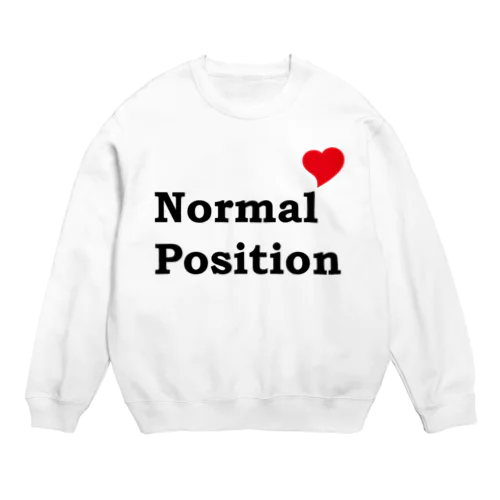 Normal Position Crew Neck Sweatshirt