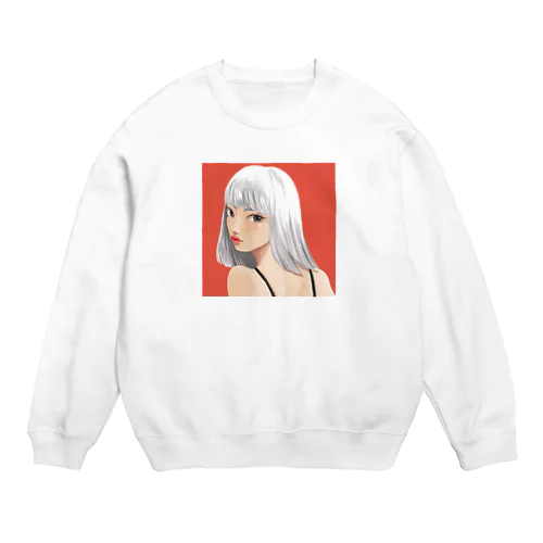 girl１ Crew Neck Sweatshirt