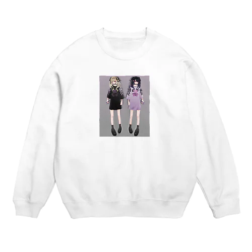 メンヘラツインズ Crew Neck Sweatshirt