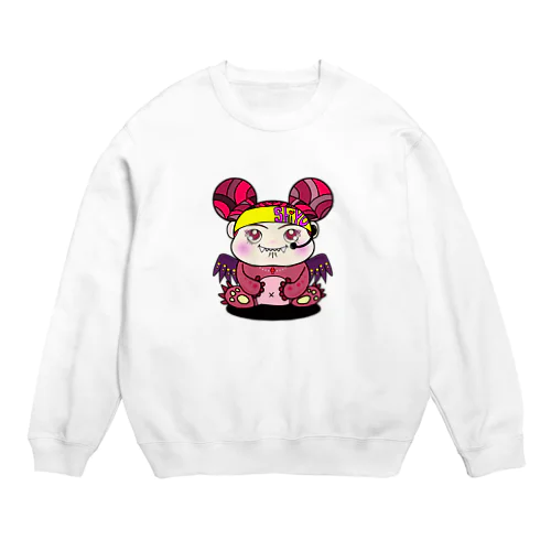 下唇カミモンスター Crew Neck Sweatshirt