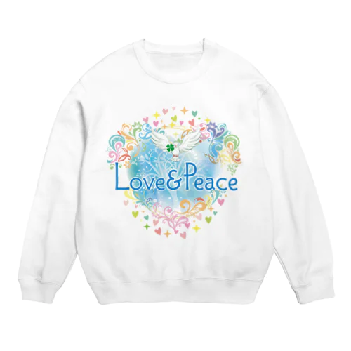 Love＆Peace大人用ロゴ スウェット