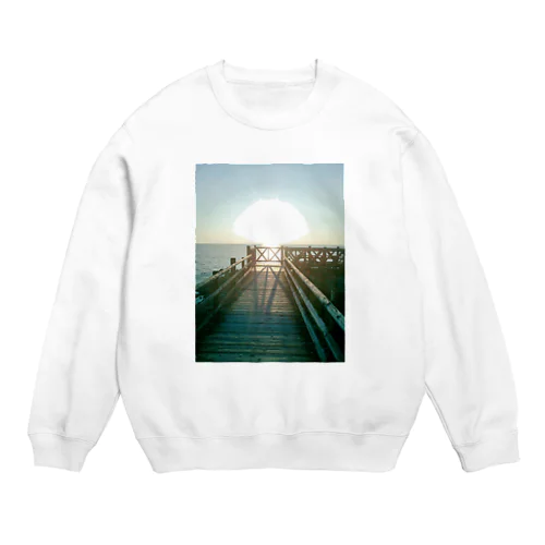 夕焼けと青の風景シリーズ Crew Neck Sweatshirt