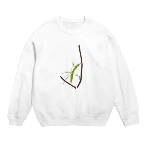 【J】カマキリついてるよ！イニシャル Crew Neck Sweatshirt