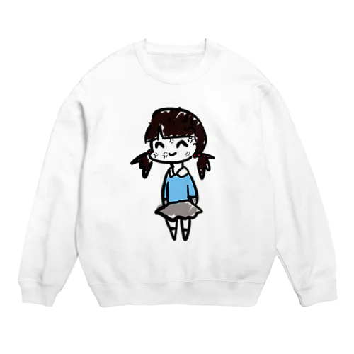 おこてるちゃん Crew Neck Sweatshirt