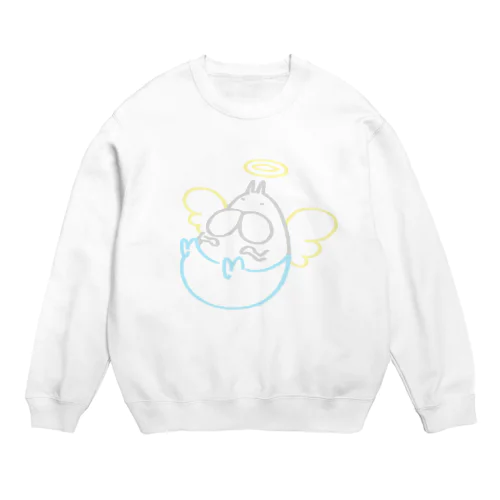 ねこタイツ エンジェル ライン Crew Neck Sweatshirt