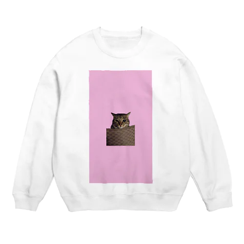 ピンク版なネコ Crew Neck Sweatshirt